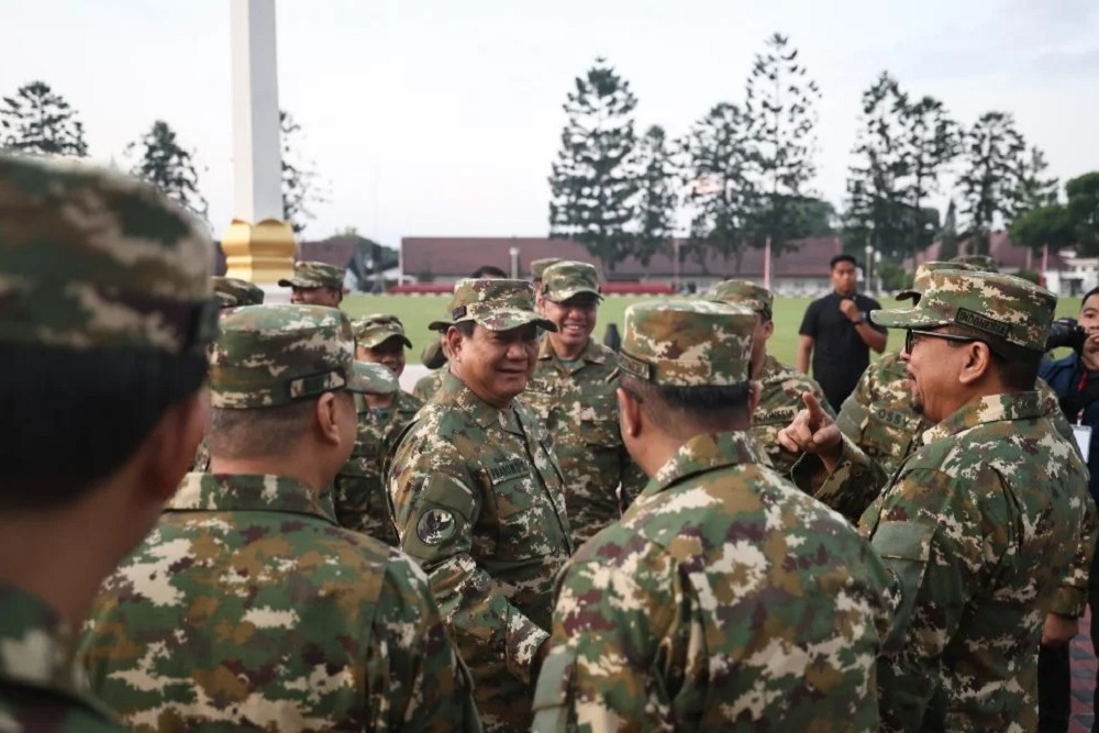 Di Lembah Tidar Magelang, Presiden Prabowo Minta Kabinet Merah Putih Setia kepada Negara