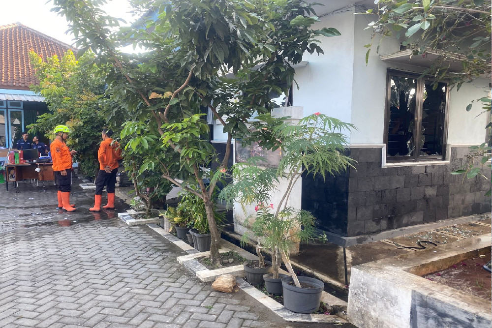 Diduga Korsleting, Ruang PLKB di Kantor Kapanewon Kasihan Terbakar