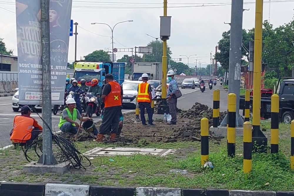 Borepile Segera Dipasang di Ring Road, Kontraktor Tol Jogja-Solo-YIA Temui Ditlantas Polda DIY