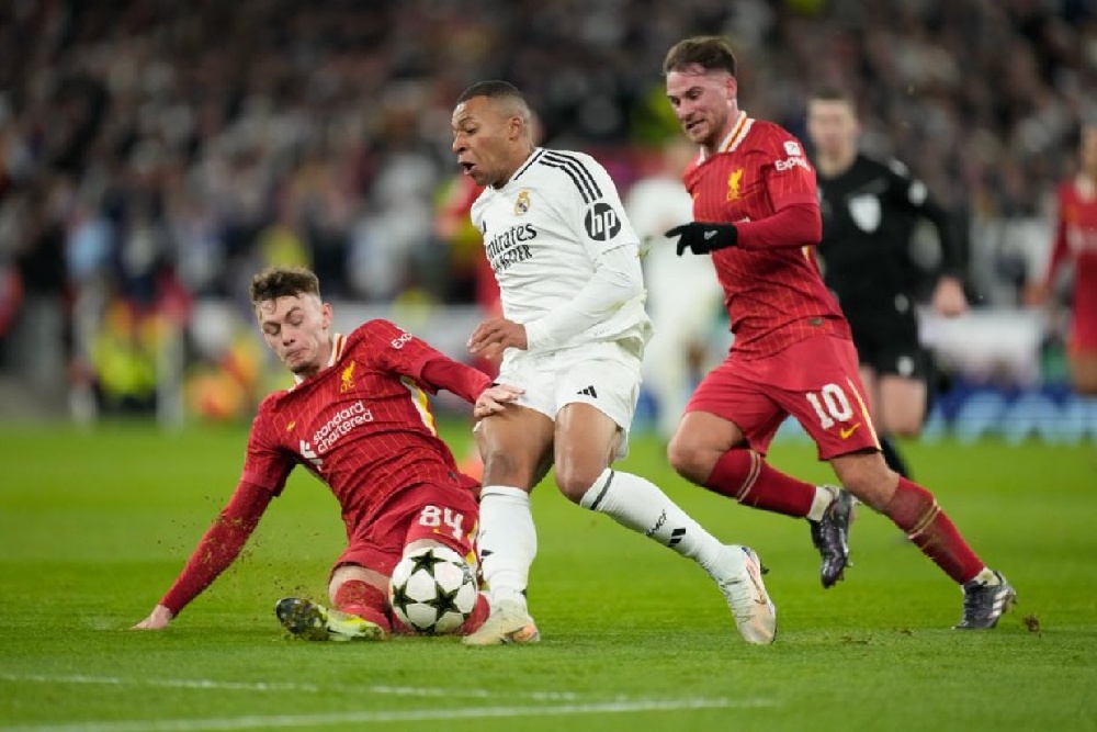 Hasil Liga Champions, Liverpool Lumat Real Madrid 2-0, Mbappe Gagal Cetak Gol Penalti