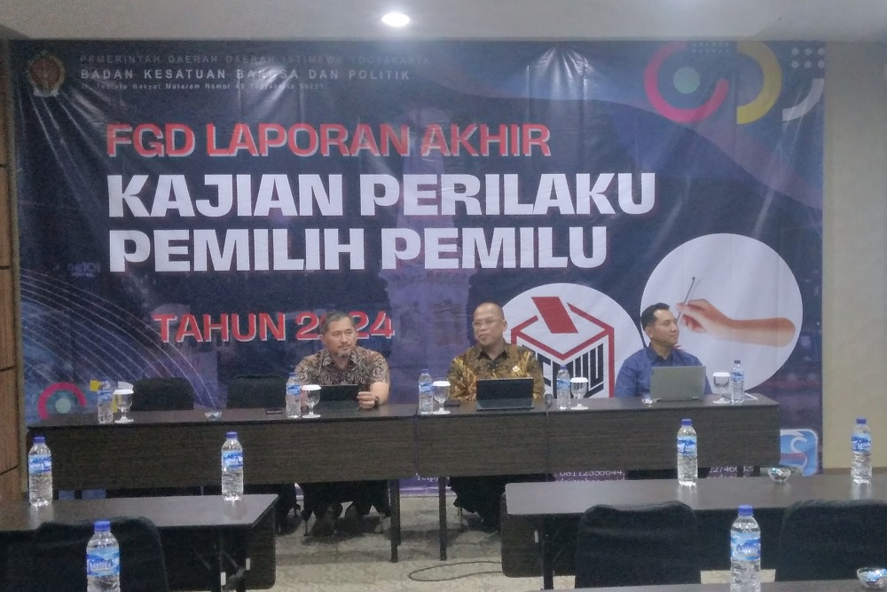 Kesbangol DIY Gelar FGD Bahas Perilaku Pemilih dalam Pemilu 2024