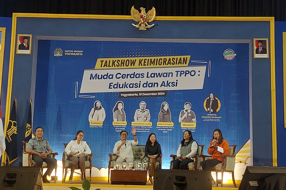 Lawan TPPO, Kantor Imigrasi Yogyakarta Gelar Talkshow Keimigrasian Sasar Pelajar SMK