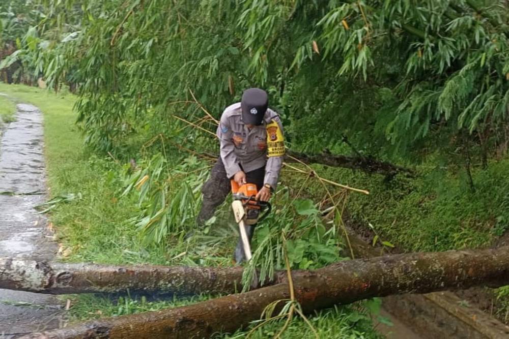 Polres Kulonprogo Bangun Posko Penanggulangan Bencana