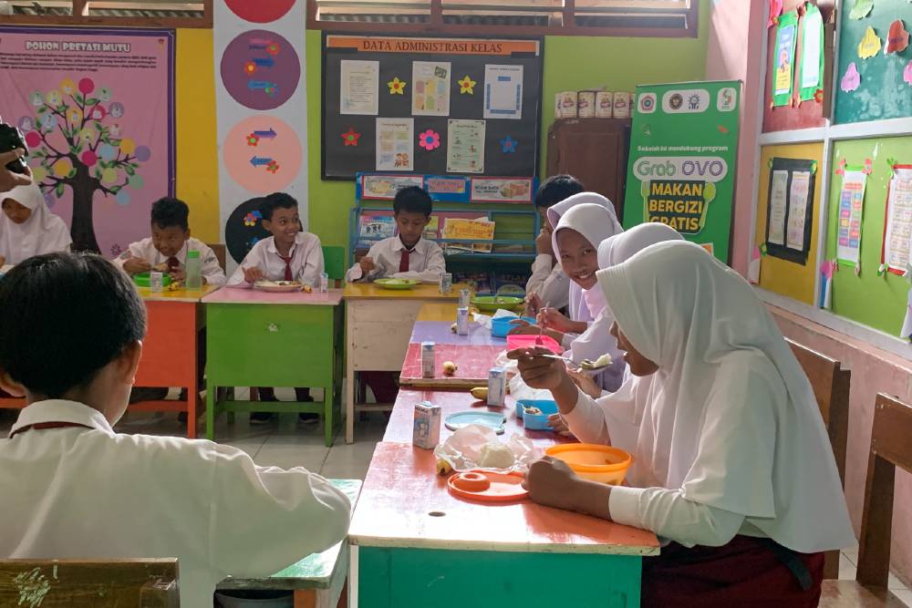 Uji Coba Makan Bergizi Gratis SD Mumahadiyah Wonopeti I Rampung, Sekolah Minta Dilanjutkan