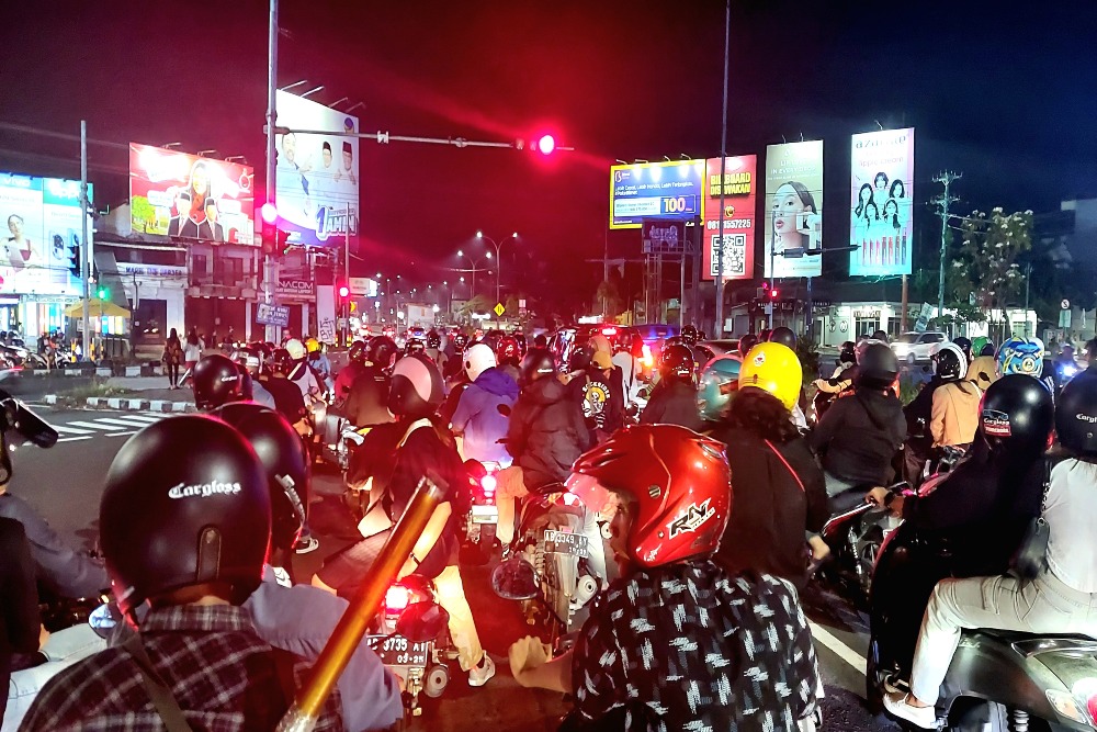 Perayaan Tahun Baru di Jogja, Jalan ke Malioboro Ditutup Mulai Pukul 18.00 WIB dan Akses ke Tugu Jogja Disetop Mulai Pukul 21.00 WIB