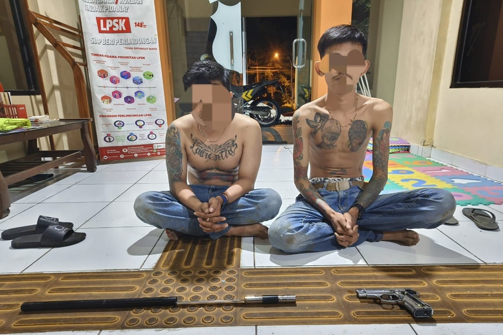 Ketahuan Bawa Pedang dan Air Softgun Saat Kecelakaan Lalulintas, 2 Pemuda di Kulonprogo Ditangkap