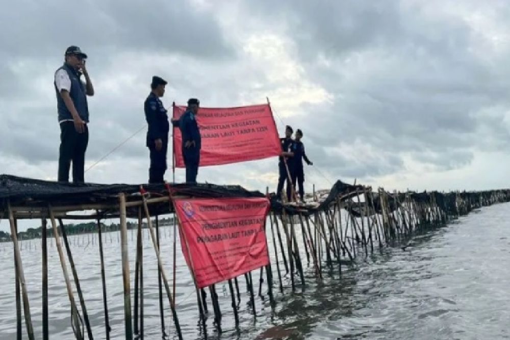 Potensi Kerugian Pagar Laut Ilegal di Tangerang dan Bekasi Capai Rp116 Miliar