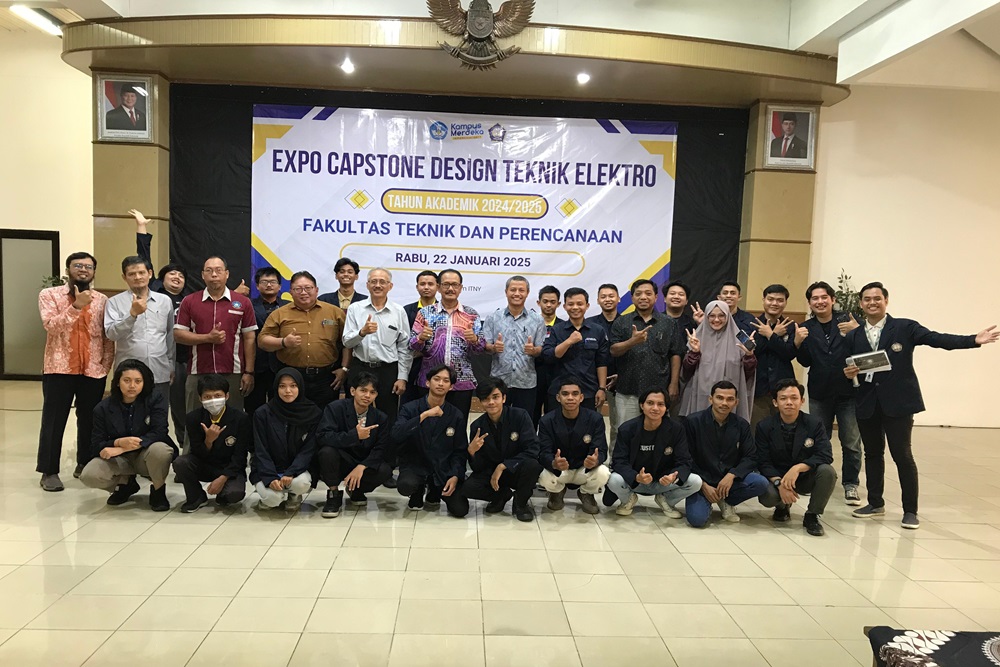 Expo Capstone Design Teknik Elektro ITNY: Ajang Peningkatan Softskill Mahasiswa