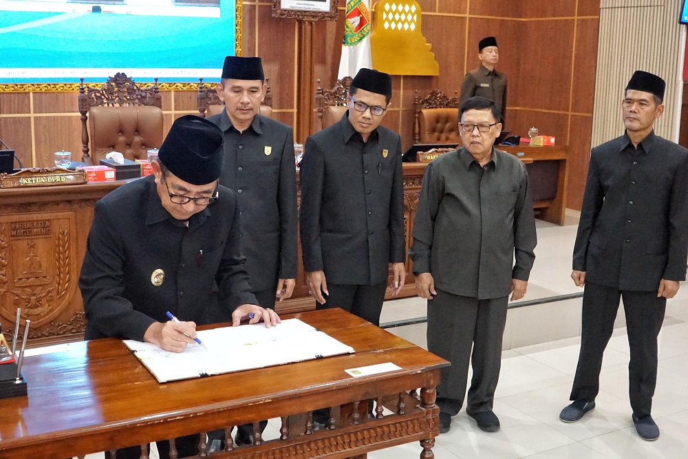 DPRD Kabupaten Magelang Setujui 3 Raperda Masa Sidang III Tahun 2024