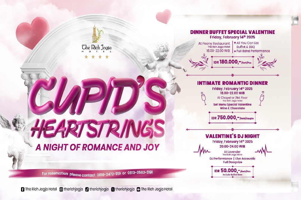 Rayakan Valentine Romantis di The Rich Jogja Hotel