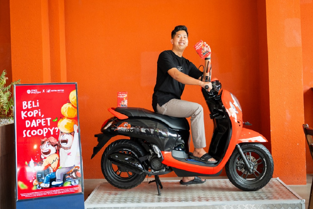 Awalnya Beli Kopi Malah Jadi Pemenang Honda Scoopy Special Edition