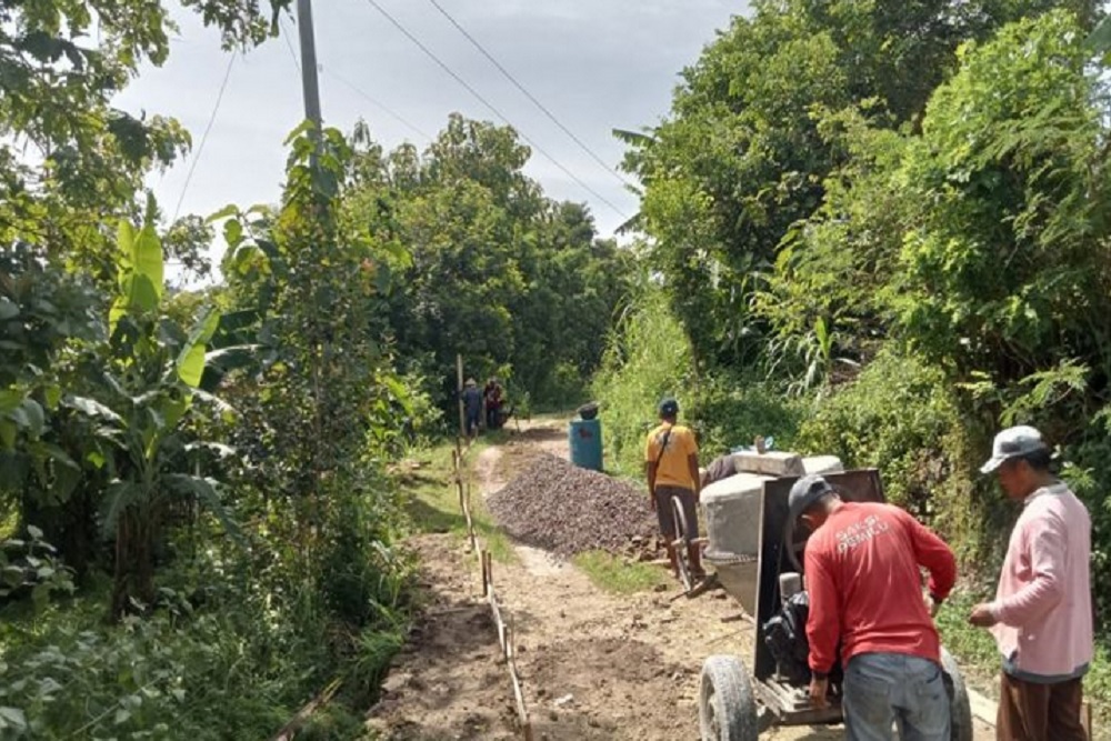 Padat Karya Infrastruktur Serentak Mulai Digelar di 195 Lokasi di Bantul