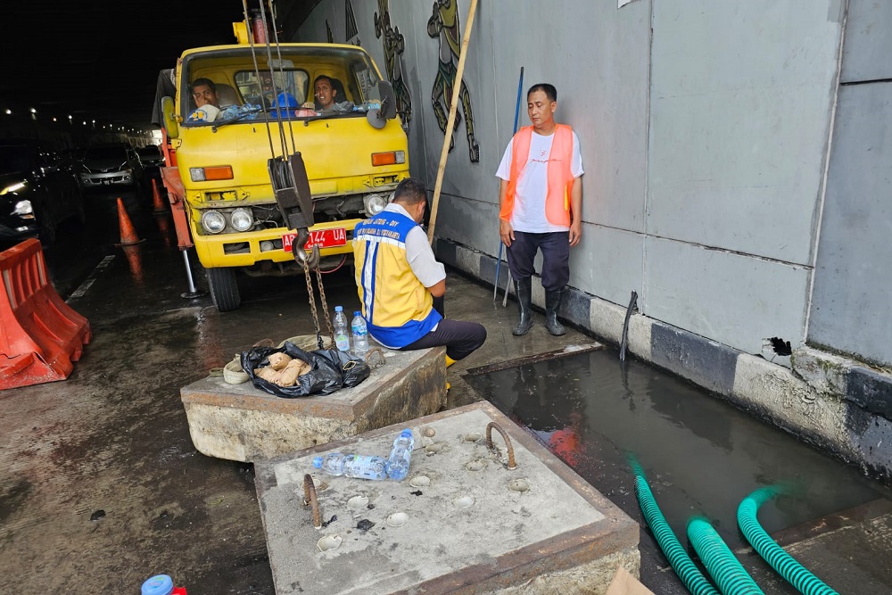 Genangan di Underpass Kentungan Ternyata karena Kerusakan Pipa