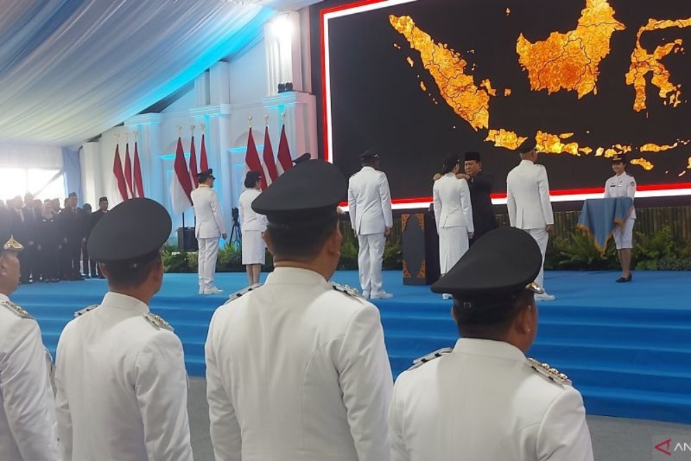 Lantik 961 Kepala Daerah dan Wakilnya, Presiden Prabowo: Ini Momentum Bersejarah