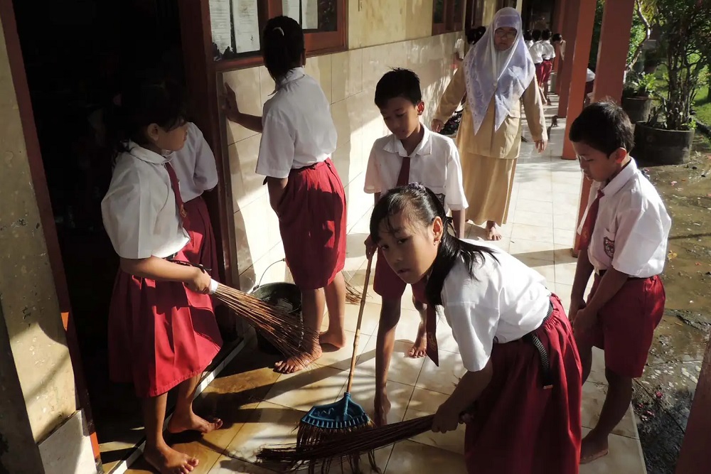 Jelang Ramadan, Sekolah di Kota Jogja Serentak Lakukan Kegiatan Bersih-bersih Hari Ini