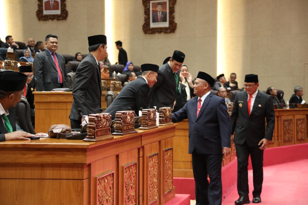 Sampaikan Pidato Perdana di Rapur DPRD Sleman, Ini yang Disampaikan Bupati Harda Kiswaya