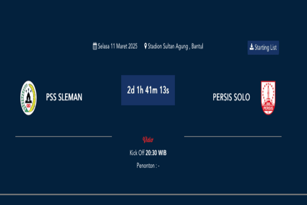 PT LIB Jadwalkan PSS Sleman vs Persis Solo di SSA Bantul, Ini Kata Manajemen Elang Jawa