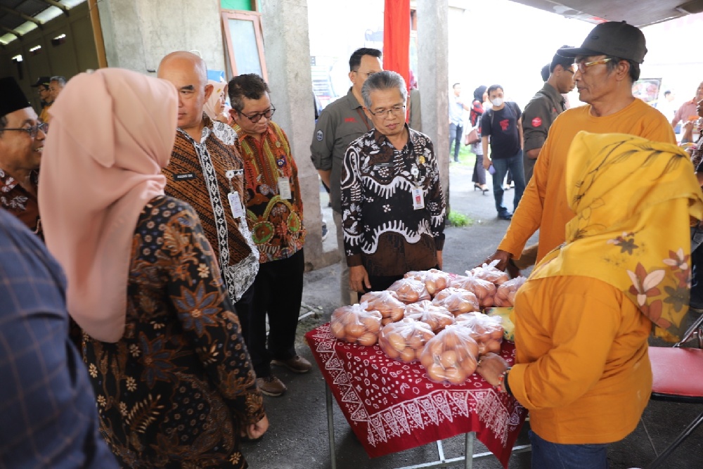 Pasar Murah Ramadan Sleman Digereduk Pembeli, Beras dan Telur Paling Cepat Habis