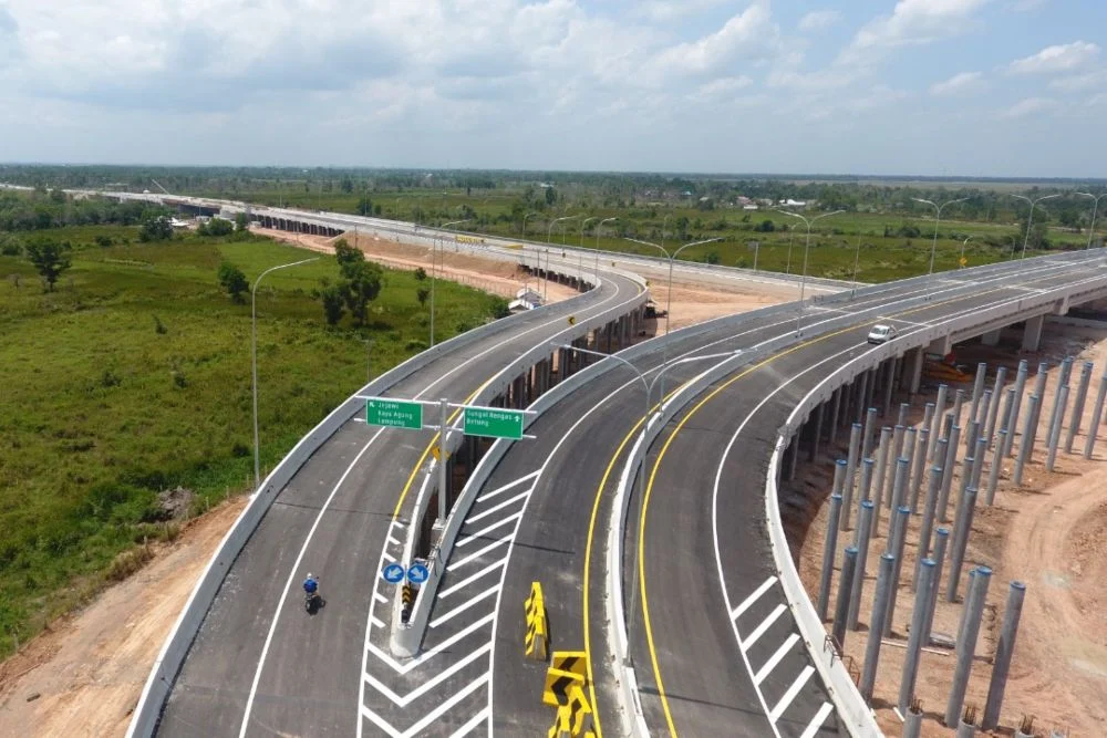 Tol Palembang-Betung Dibuka Fungsional Satu Arah Mulai H-7 Lebaran 2025