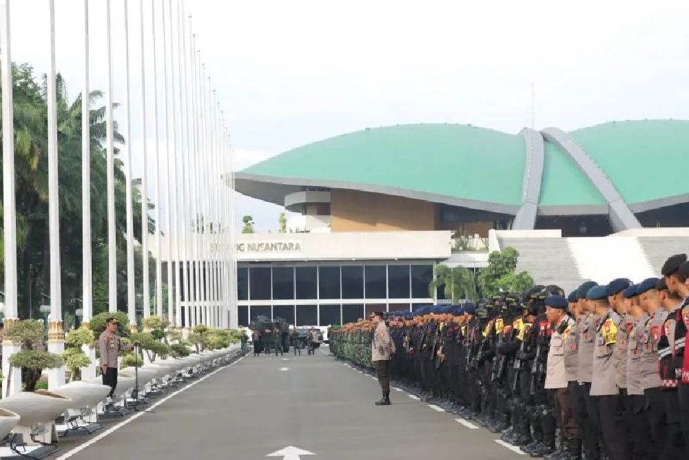 Amankan Aksi Demo RUU TNI di DPR RI, Polisi Terjunkan 5.021 Personel Gabungan