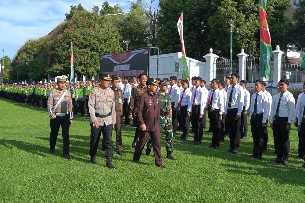 Terjunkan Ratusan Personel, Polresta Jogja Gelar Ops Ketupat Progo 2025