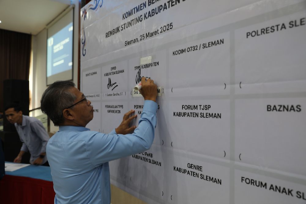 Prevalensi Stunting Sleman Turun di 2024, Workshop Rembug Stunting Digelar Untuk Kuatkan Komitmen