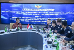 Indonesia Memperkuat Kerja Sama Telekomunikasi dan Digital dengan Rusia