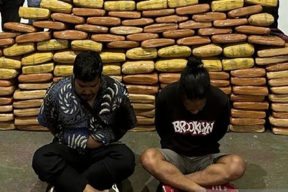 Kasus Penyelundupan 143 Kg Ganja Jaringan Sumut, Polisi Ciduk 2 Pelaku