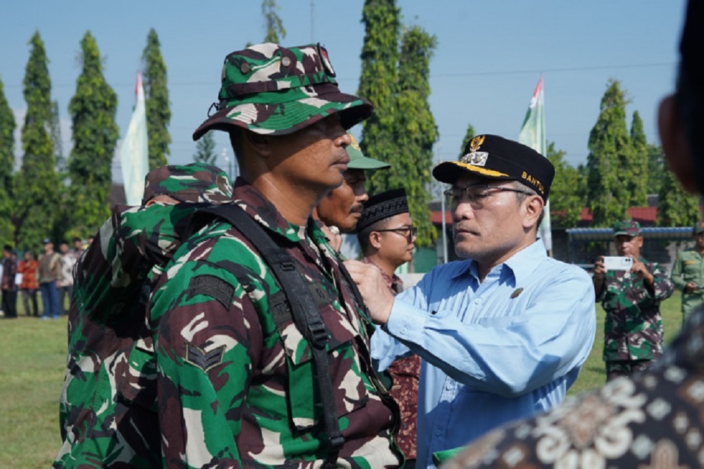 Program TMMD, TNI dan Warga Bangun Jalan Tembus dari Wukirsari ke Puncak Becici