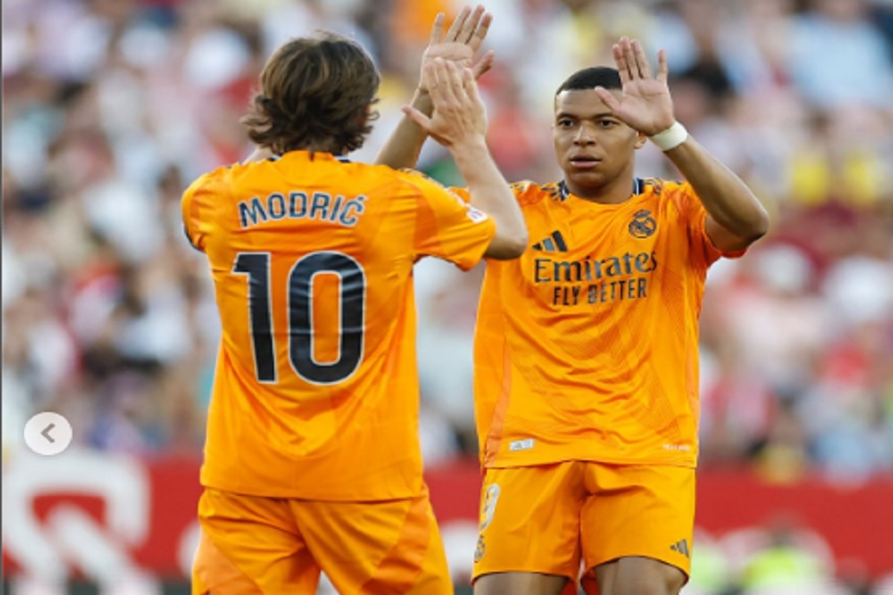 Real Madrid vs Sevilla, Skor 2-0, Kemenangan Dramatis Los Blancos Lawan 9 Pemain