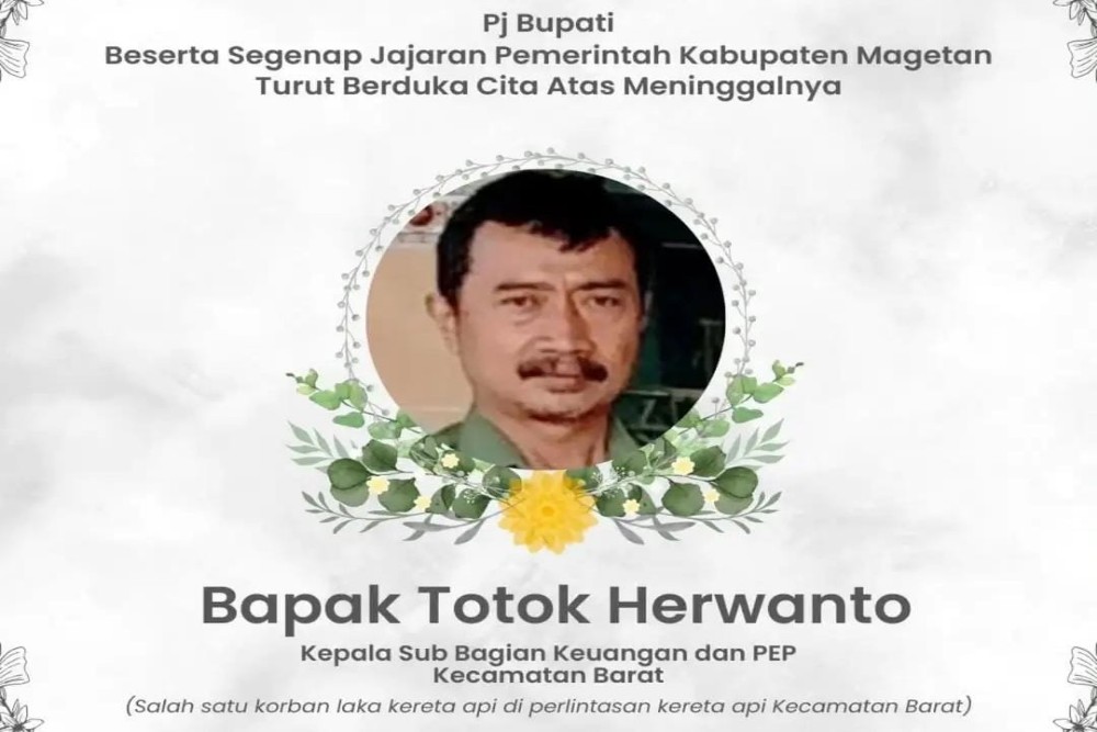 ASN Pemkab Magetan Jadi Korban Meninggal Kecelakaan KA Malioboro Ekspres