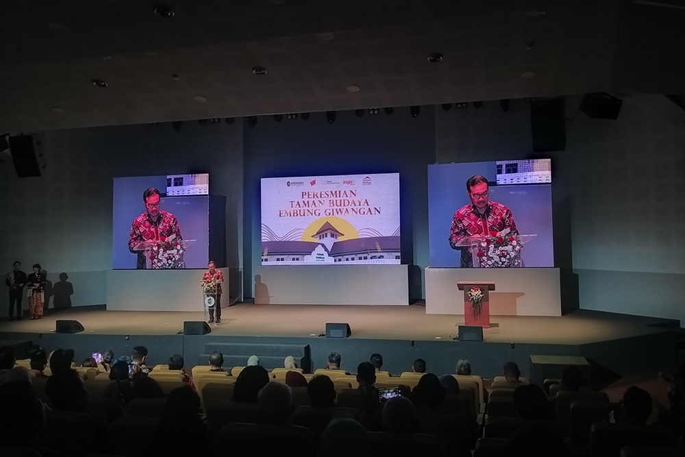 Taman Budaya Embung Giwangan Diresmikan Berkonsep untuk Pelestarian Seni dan Konservasi Lingkungan