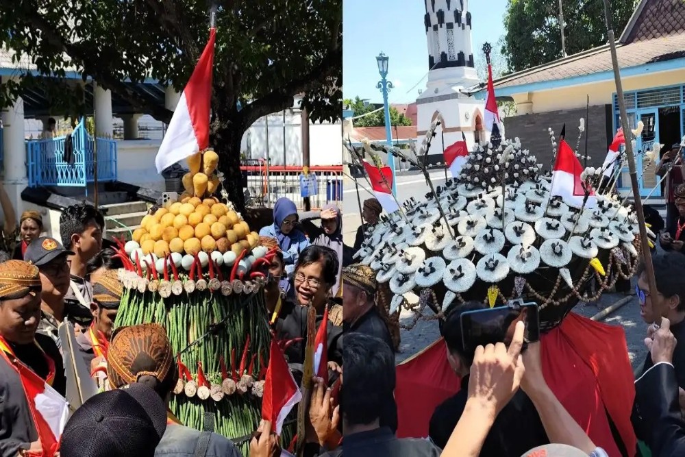Ini Makna Dua Gunungan di Grebeg Besar Kraton Solo