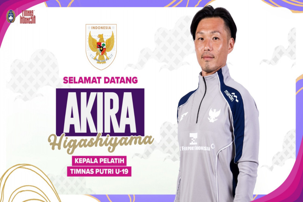PSSI Tunjuk Akira Higashiyama Jadi Pelatih Timnas Putri U-19