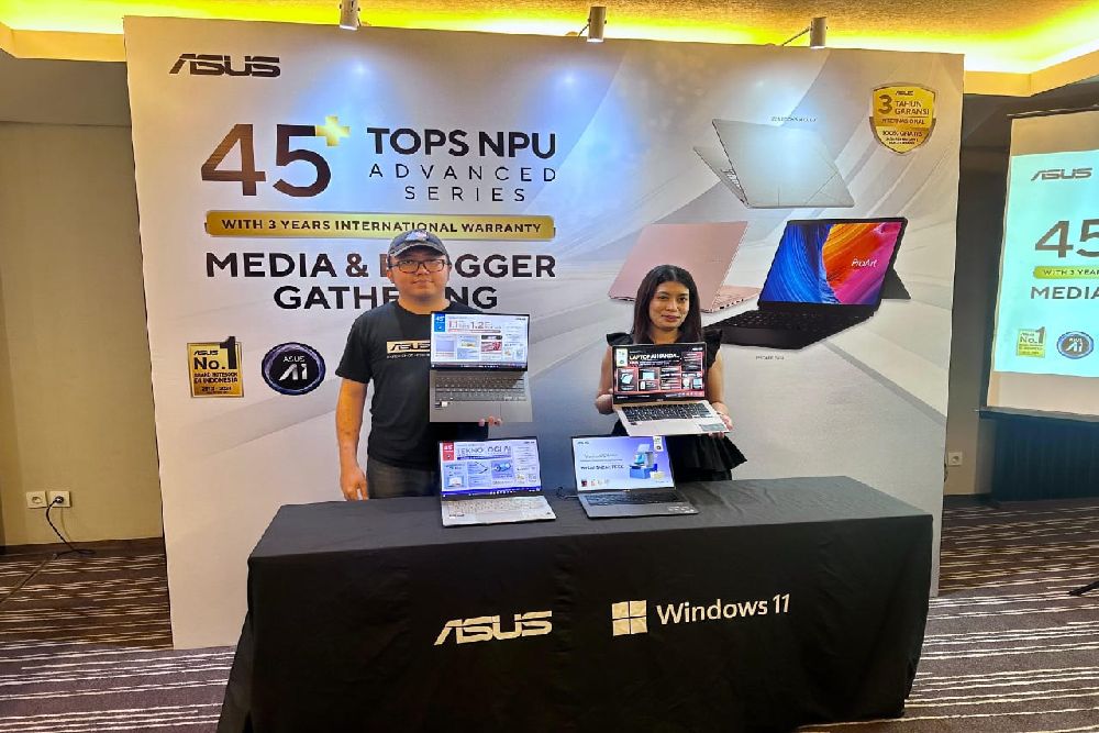 Wow! Laptop Terbaru ASUS Dilengkapi Aplikasi AI Tercepat dengan Performa NPU 45+ TOPS