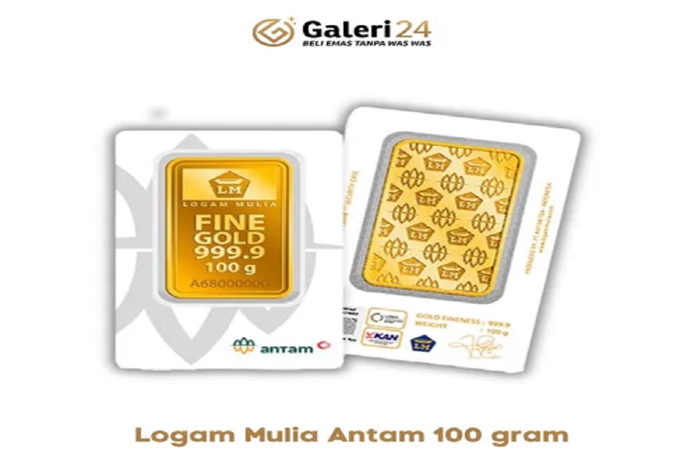 Harga Emas UBS dan galeri24 di Pegadaian Turun Drastis, Rp1.863 Juta per Gram