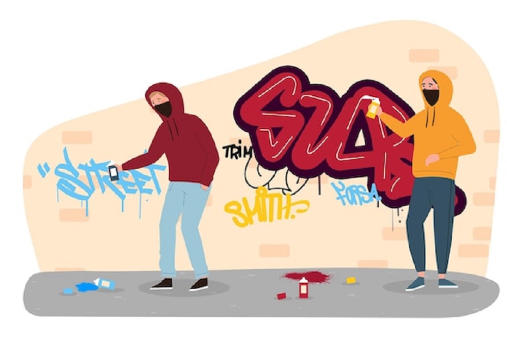 Belasan Halte Bus di Sleman Dicoret-coret Pelaku Vandalisme