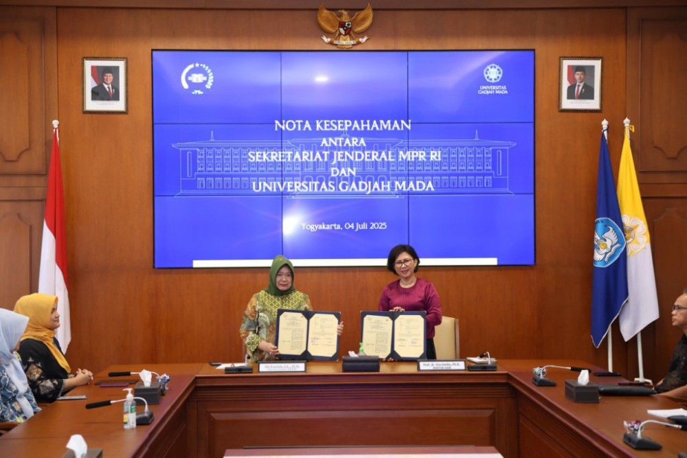 UGM dan Sekjen MPR Jalin Kerja Sama Penguatan Kajian Ketatanegaraan