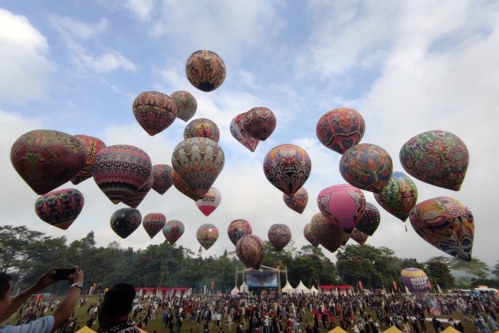 36 Balon Udara Meriahkan Java Ballon Atraction 2025 di Wonosobo