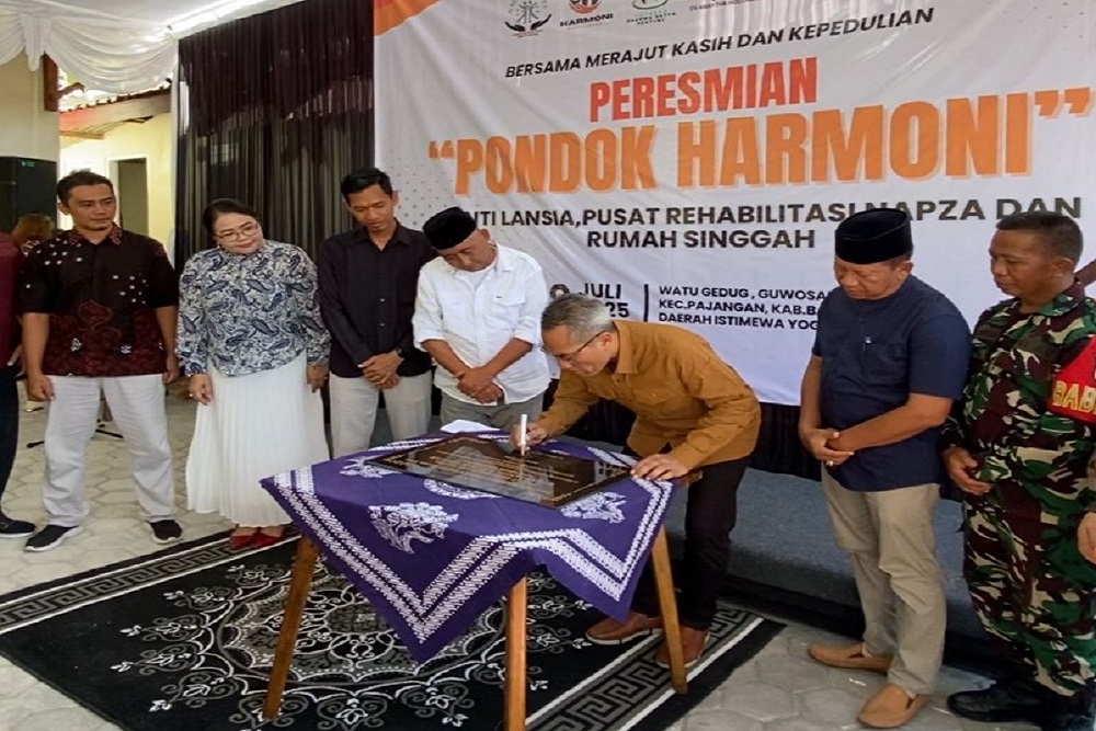 Resmikan Pondok Harmoni, Bupati Bantul Apreiasi Peran Serta Masyarakat dalam Melindungi Lansia