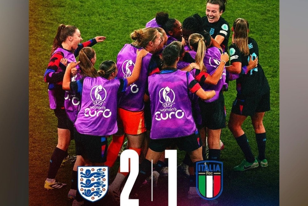Hasil Inggris vs Italia Women's EURO 2025: Skor 2-1, Comeback Dramatis The Lionesses Melaju ke Final