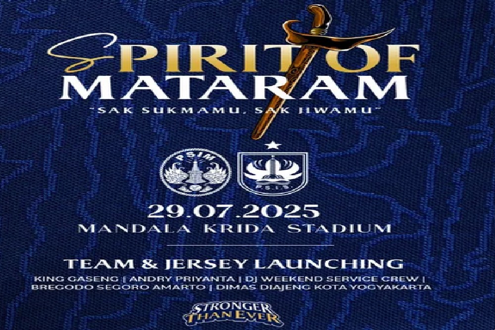 Selasa! PSIM Jogja Gelar Launching Tim dan Jersey di Stadion Mandala Krida
