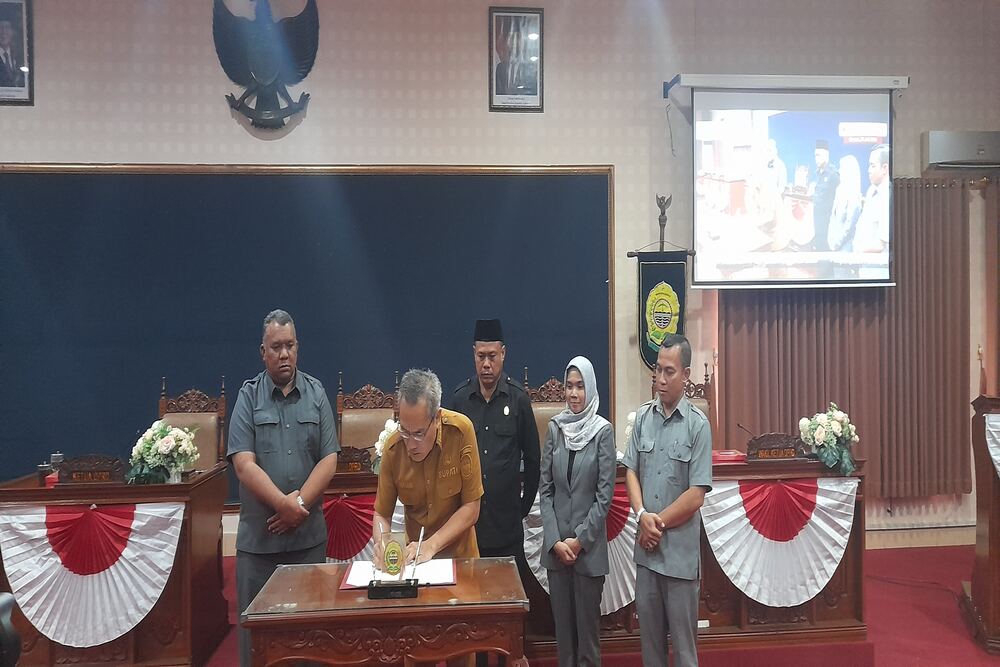 APBD Perubahan Bantul 2025 Disahkan, Pendapatan Turun Rp48 Miliar