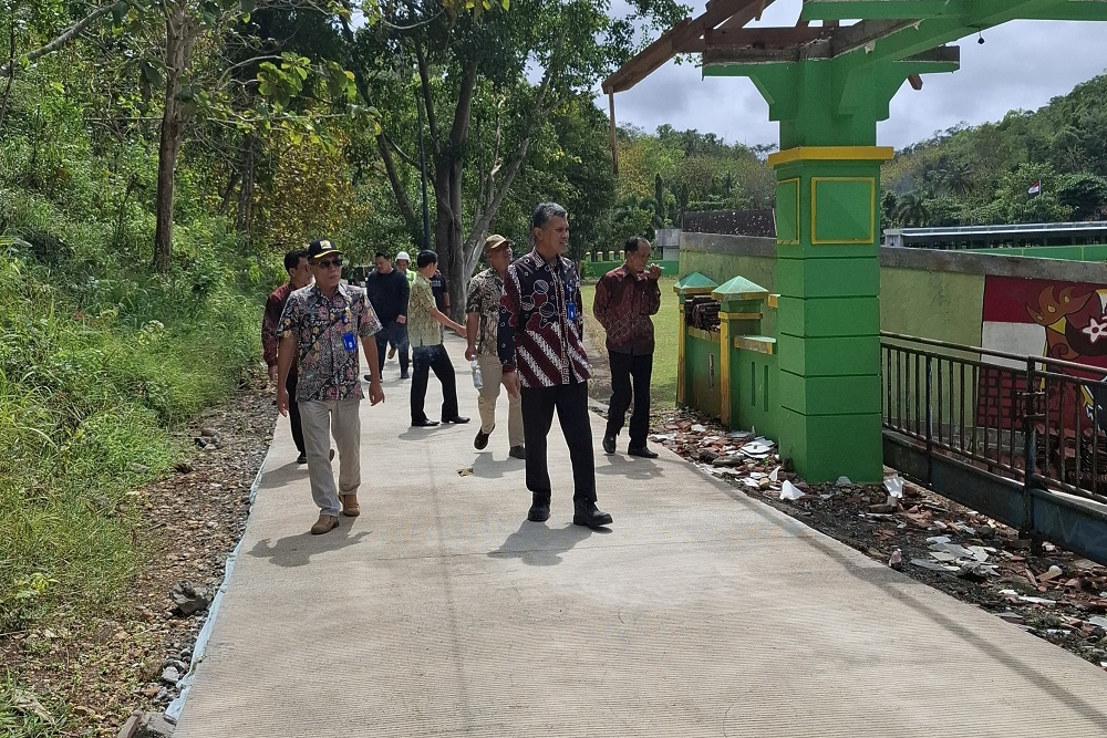 8 Proyek Jalan Lingkungan di Gunungkidul Rampung, Total Anggaran Capai Rp1,4 M