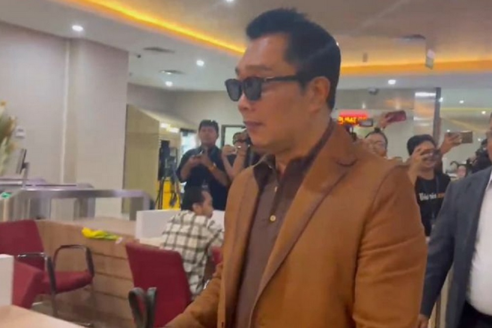 Kasus dengan Lisa Mariana, Ridwan Kamil Tiba di Bareskrim untuk Tes DNA
