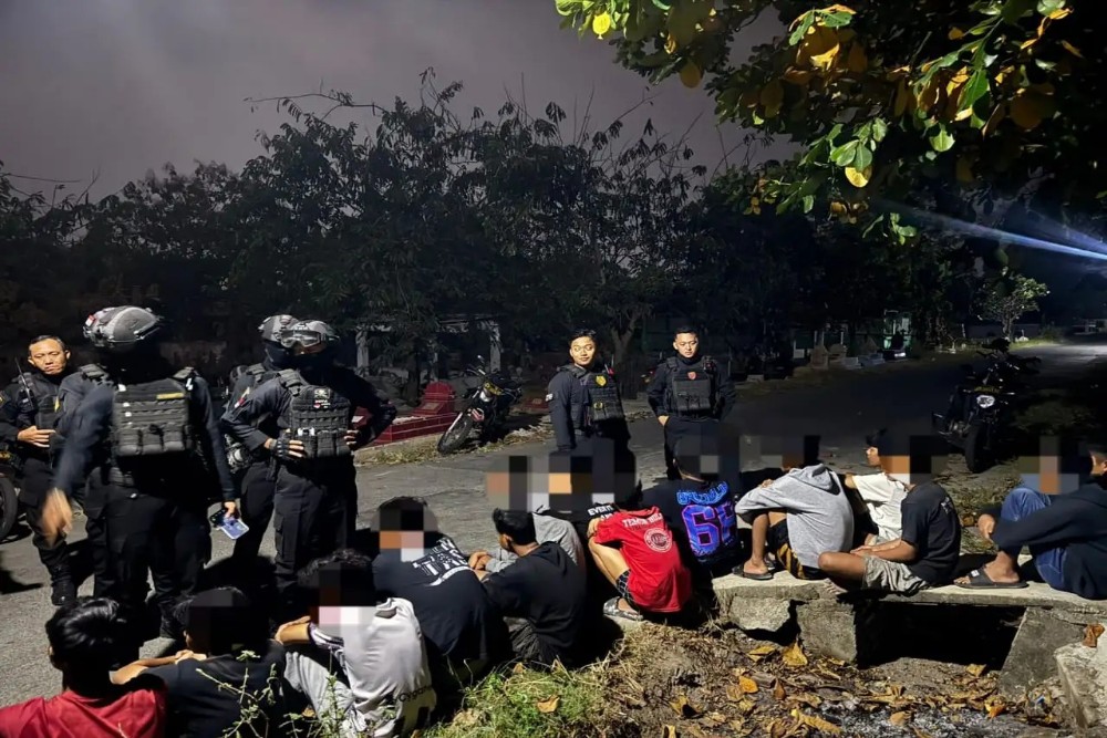 Belasan Anggota Geng Remaja Solo Ditangkap Saat Tawuran