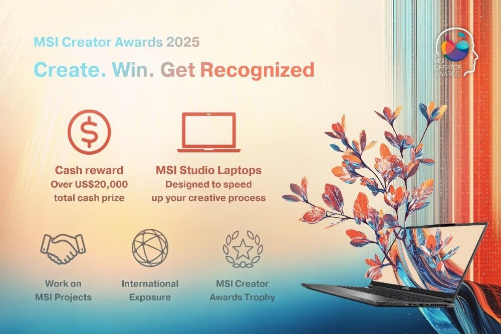 Estetika Tanpa Batas: Pendaftaran MSI Creator Awards 2025 Resmi Dibuka