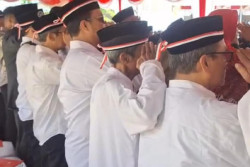 Eks Napiter di DIY Ikuti Upacara Peringatan HUT ke-80 Kemerdekaan RI