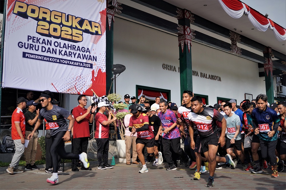 Diikuti 611 Pegawai, Porgukar 2025 Pemkot Jogja Jaga Kebugaran dan Tingkatkan Kinerja