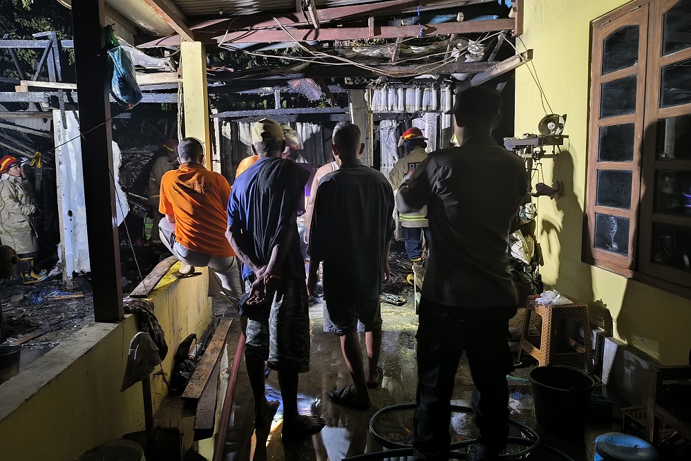 Gudang di Sanden Terbakar Akibat Konsleting Listrik, Kerugian Rp30 Juta